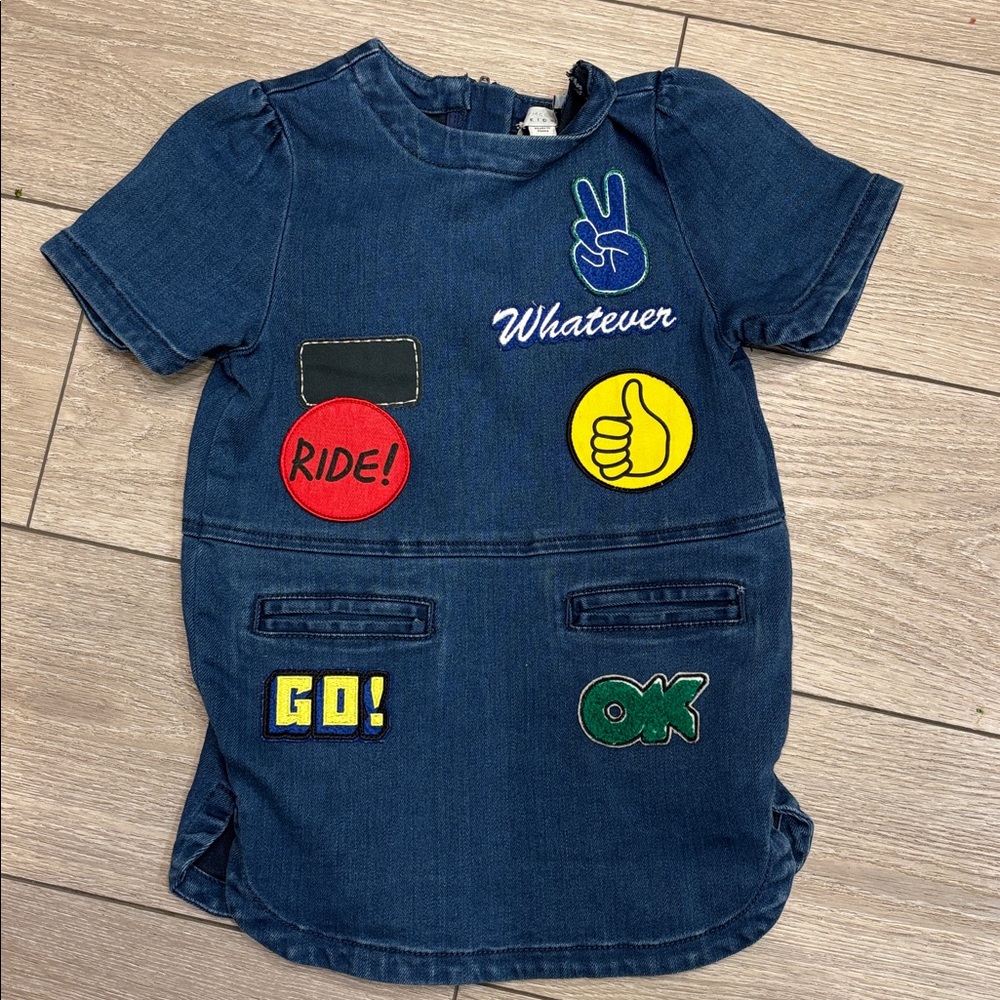 Stella McCartney Kids Blue Denim dress size 3